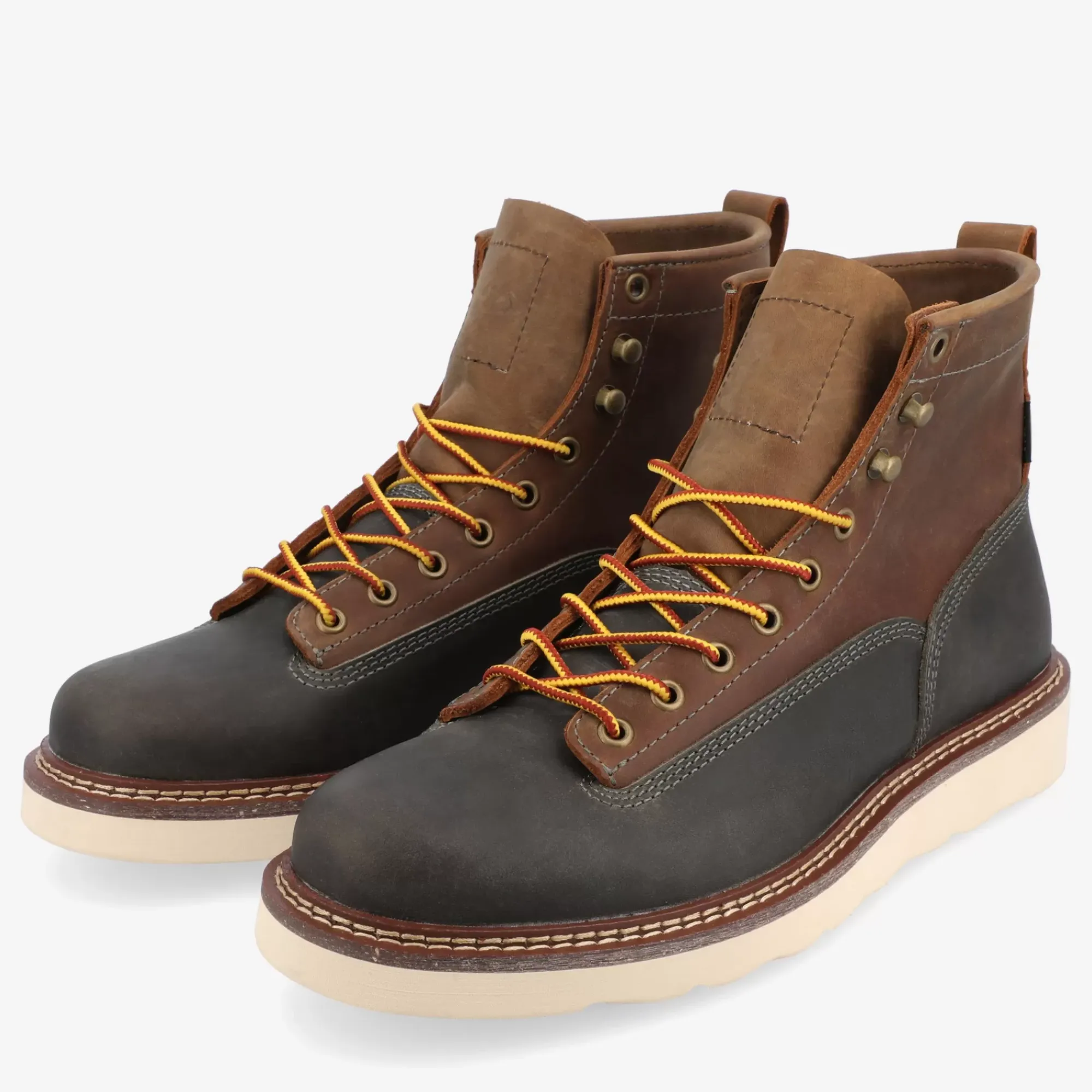 Cheap TAFT Model 001 Boot In Blue/Brown