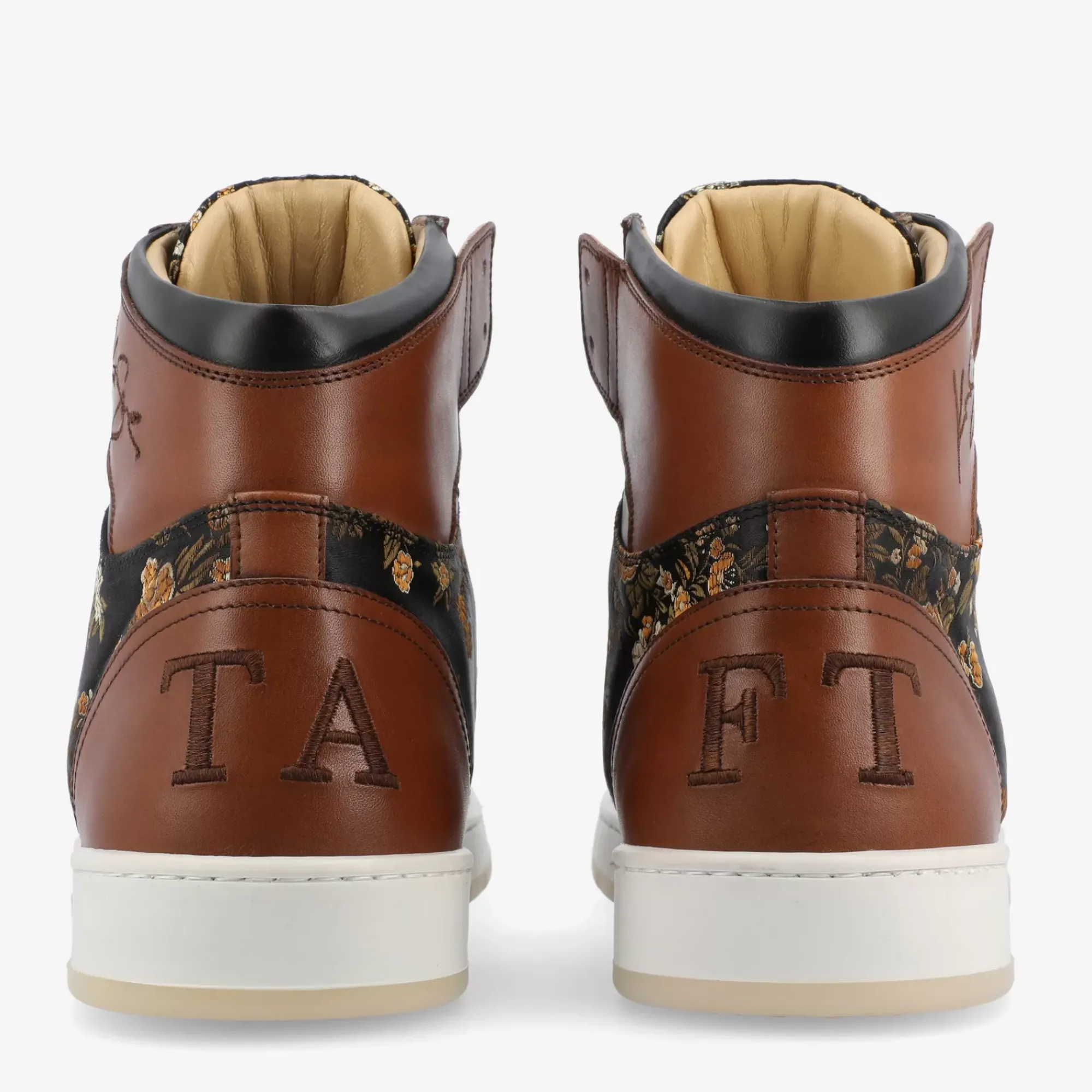 Outlet TAFT Rapido Brown High Top Sneakers - Eden |