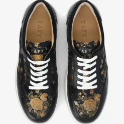 Cheap TAFT Rapido Low In Eden Noir - Black Leather Sneakers |