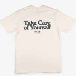 New TAFT Take Care T-Shirt In Ecru