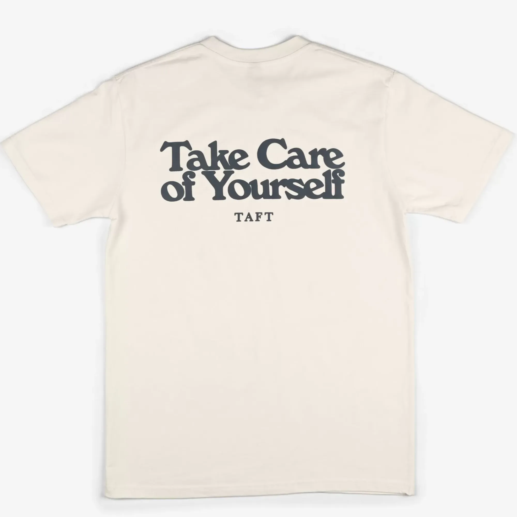 New TAFT Take Care T-Shirt In Ecru