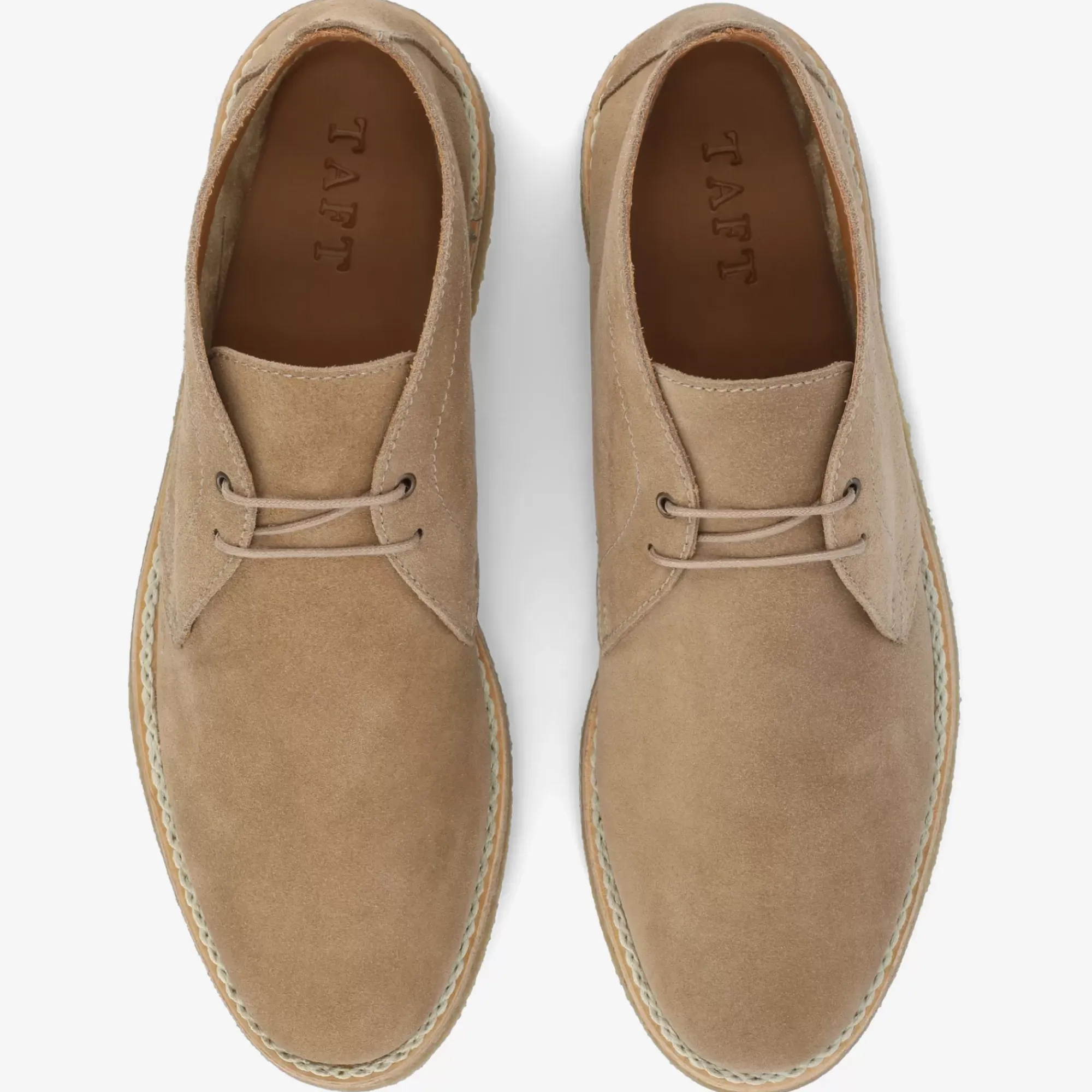 Sale TAFT The Chukka Boot In Beige - Mens Dress Boots |