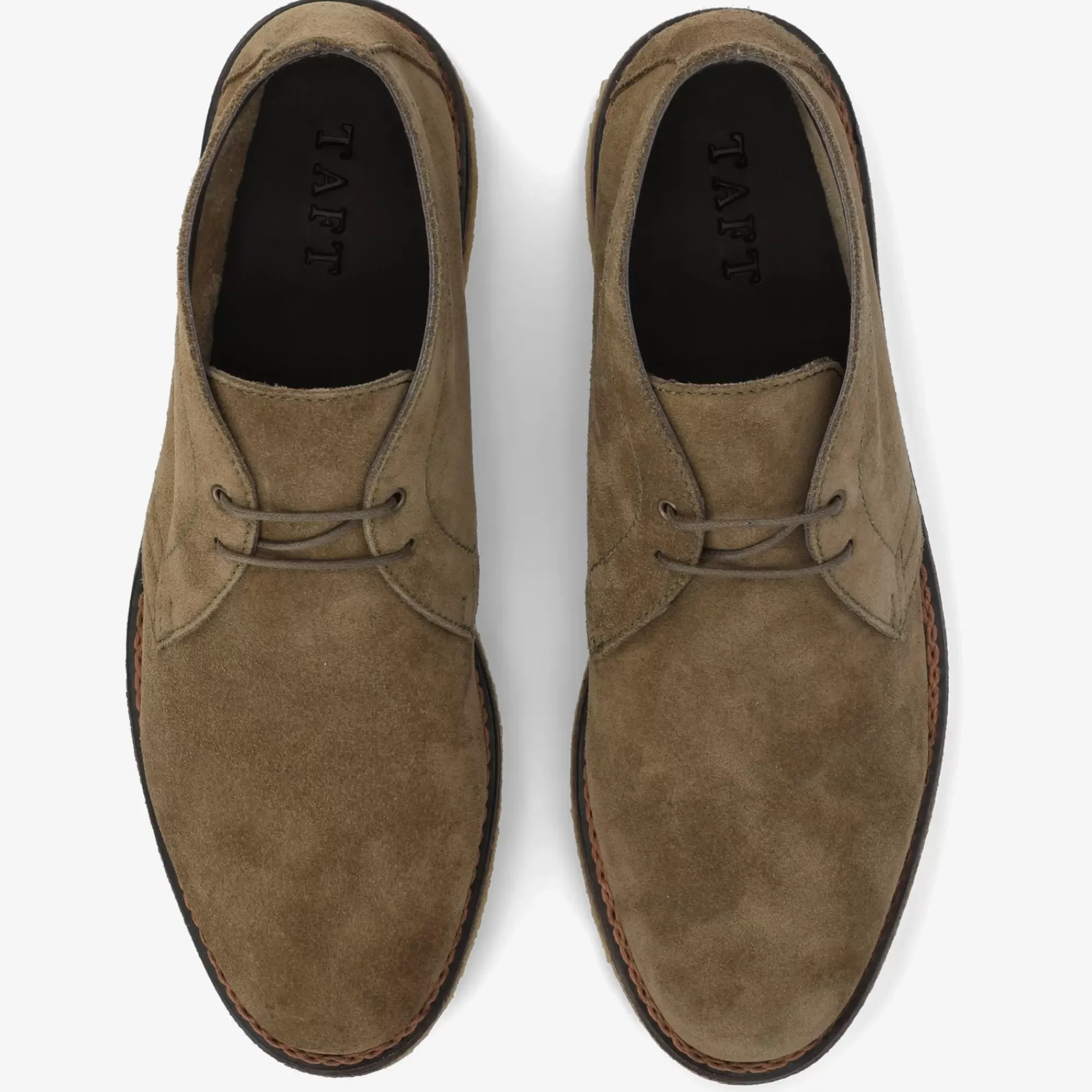 Clearance TAFT The Chukka Boot In Olive - Mens Chukka Boots |