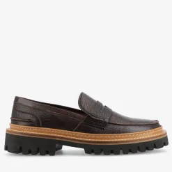 Hot TAFT The Country Loafer In Coffee - Dark Brown Loafer |