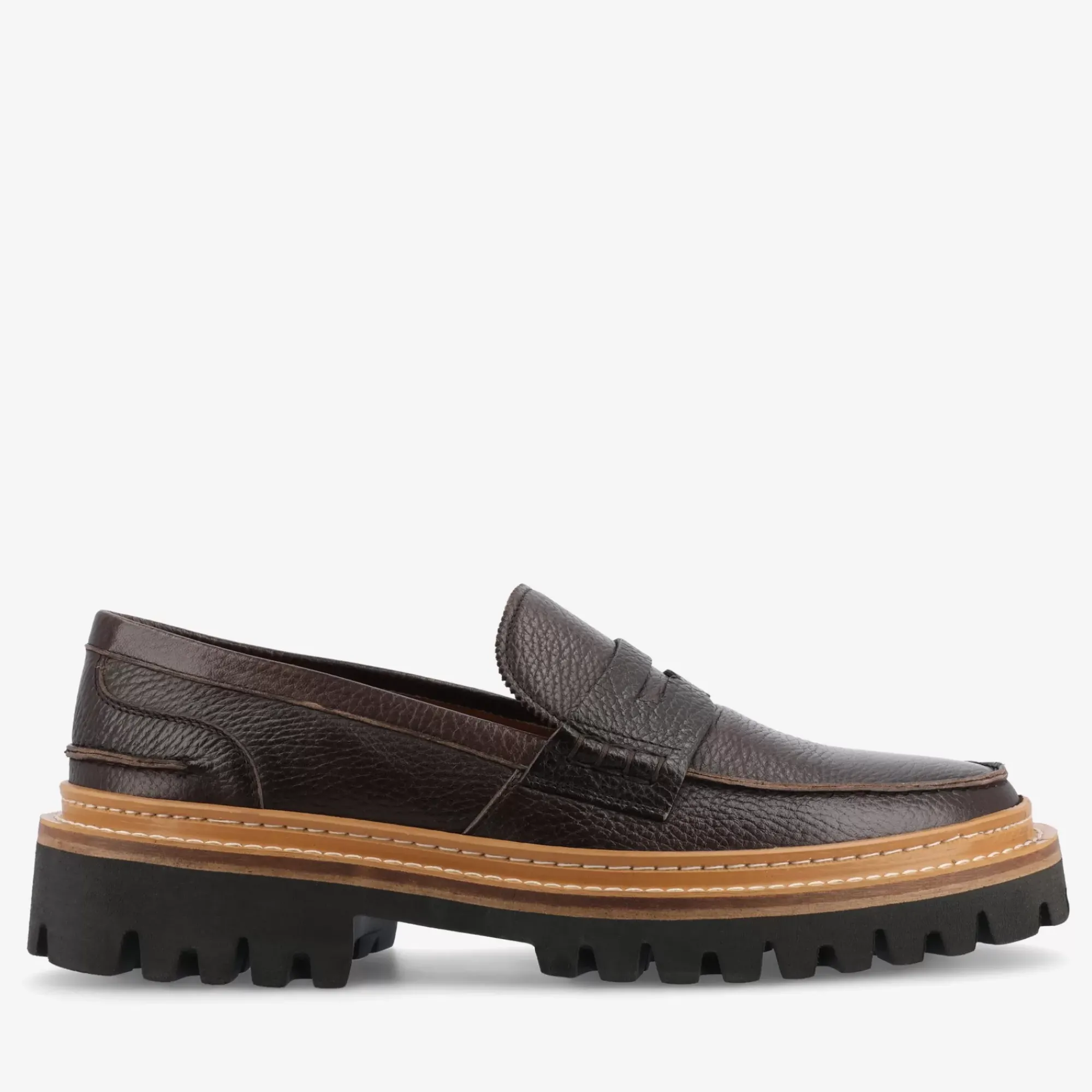 Hot TAFT The Country Loafer In Coffee - Dark Brown Loafer |