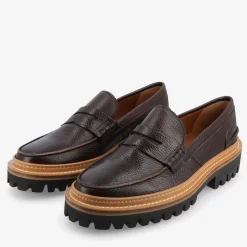 Hot TAFT The Country Loafer In Coffee - Dark Brown Loafer |