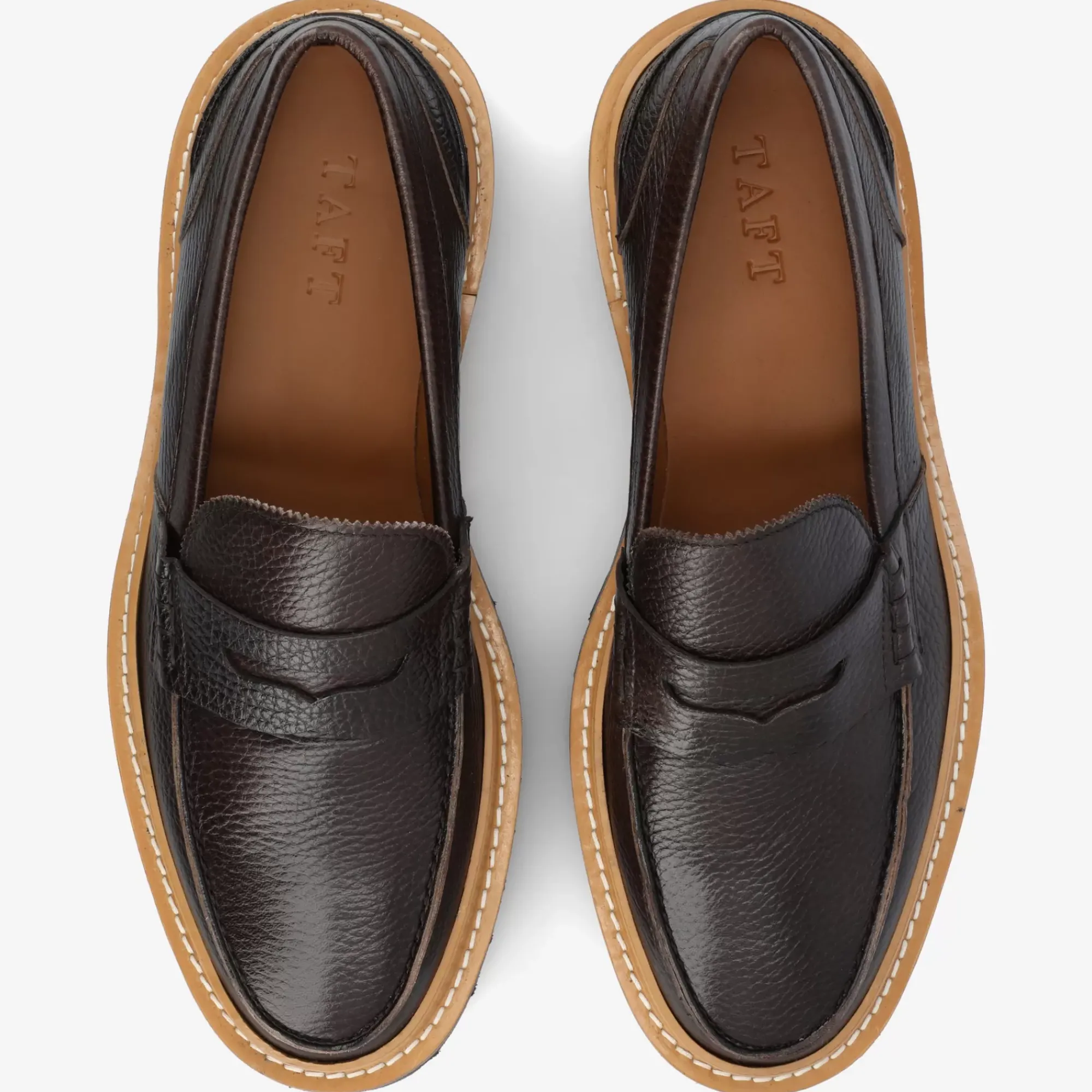 Hot TAFT The Country Loafer In Coffee - Dark Brown Loafer |