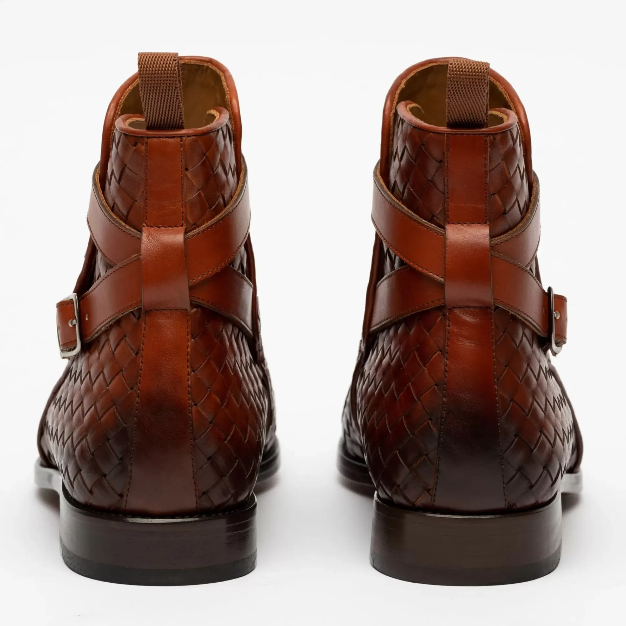 Online TAFT The Dylan Boot - Woven Leather Boot |