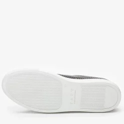 Best TAFT The Fifth Ave Sneaker In Stone Pebbled Leather |