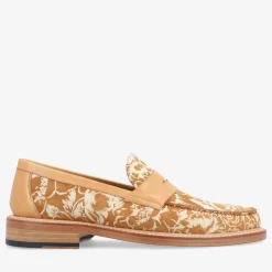 Hot TAFT The Fitz Loafer In Gold Floral |