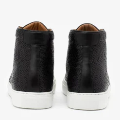 Discount TAFT The Hightop Sneaker In Black Woven |