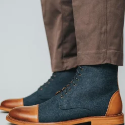 Outlet TAFT The Jack Boot In Navy - Ankle Boots |