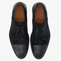 Best Sale TAFT The Jack Shoe In Black Velour |