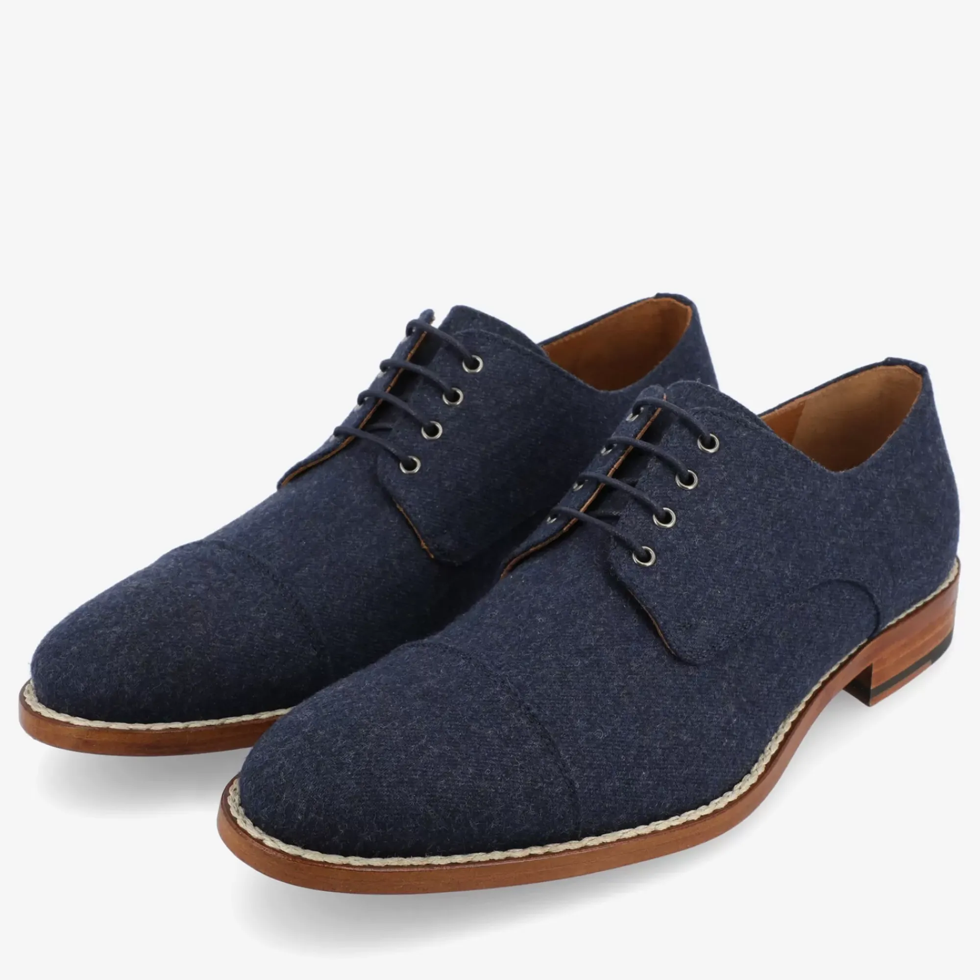 Clearance TAFT The Kennedy Shoe - Navy Blue Shoes |