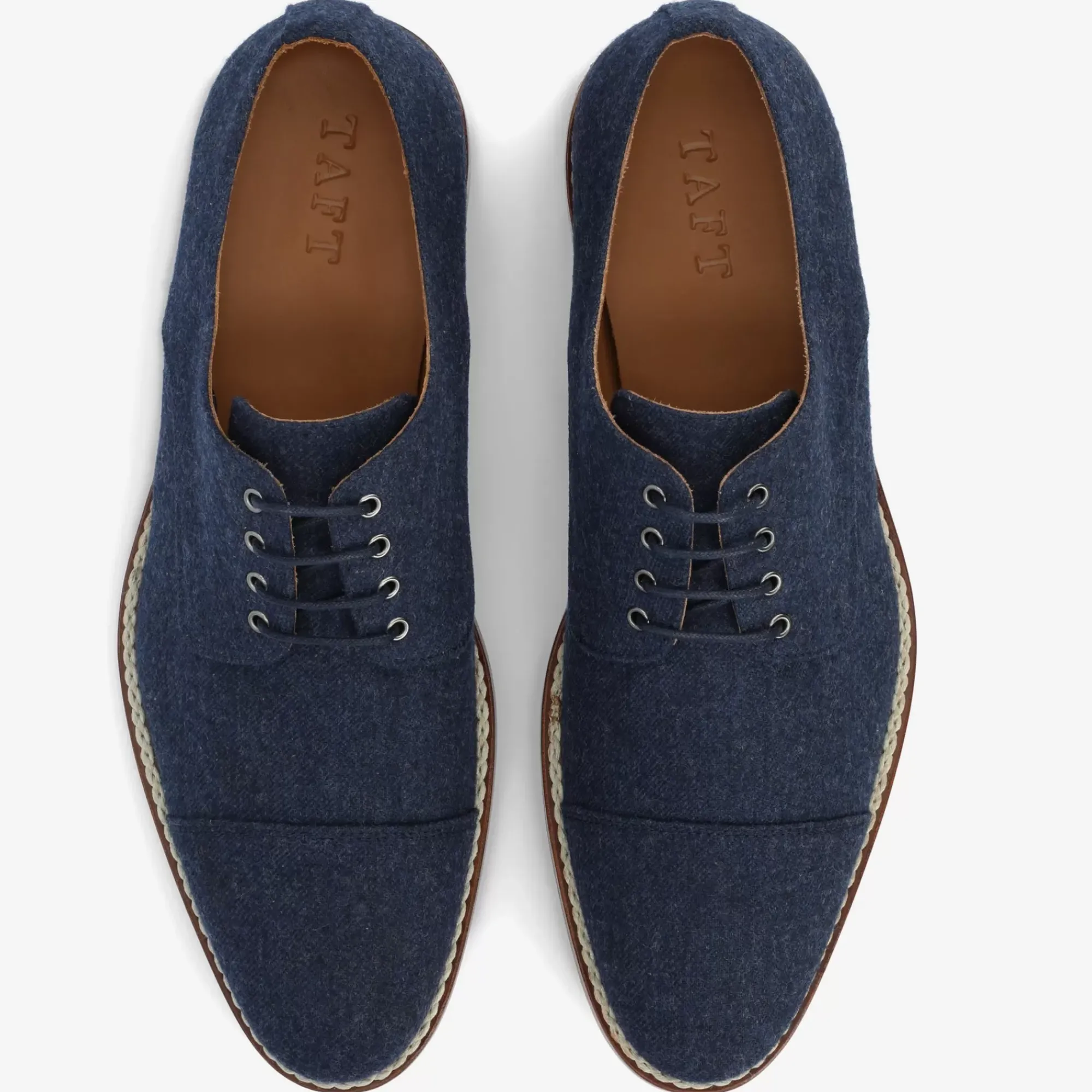 Clearance TAFT The Kennedy Shoe - Navy Blue Shoes |