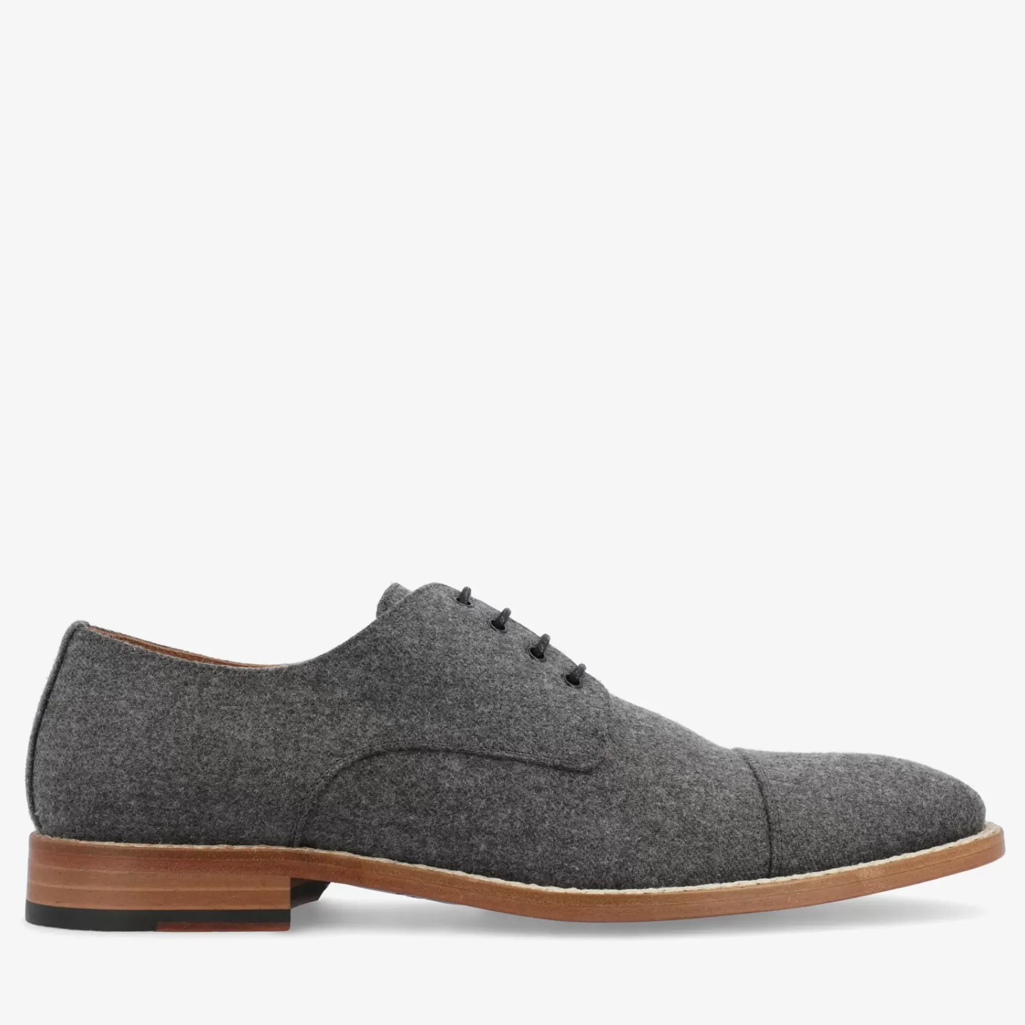 Shop TAFT The Kennedy Shoe In Grey Wool |