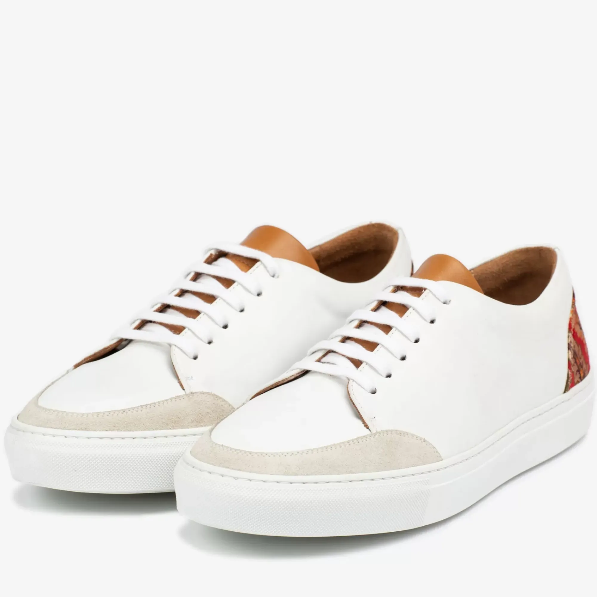 Hot TAFT The Klay Sneaker - Red/White Leather Sneakers |