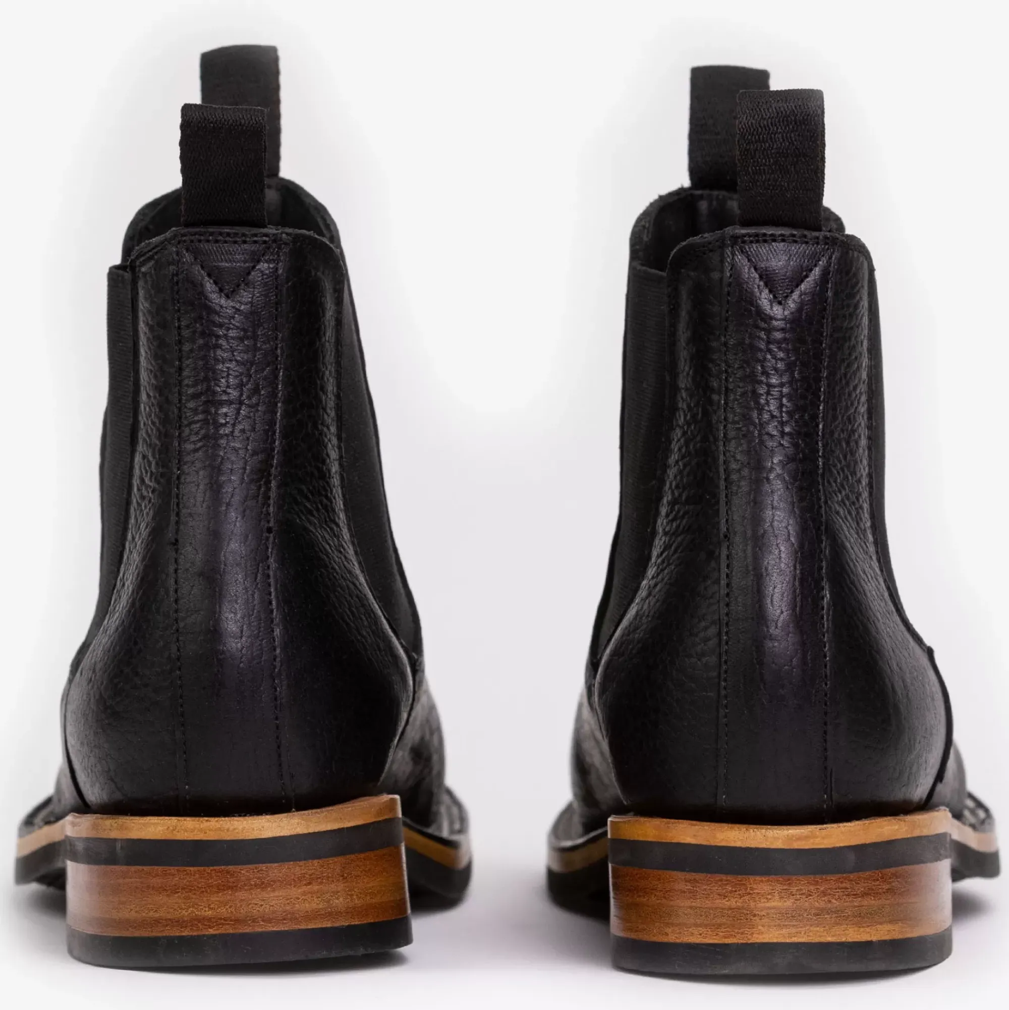 Online TAFT The Legion Boot In Black Bison Leather |