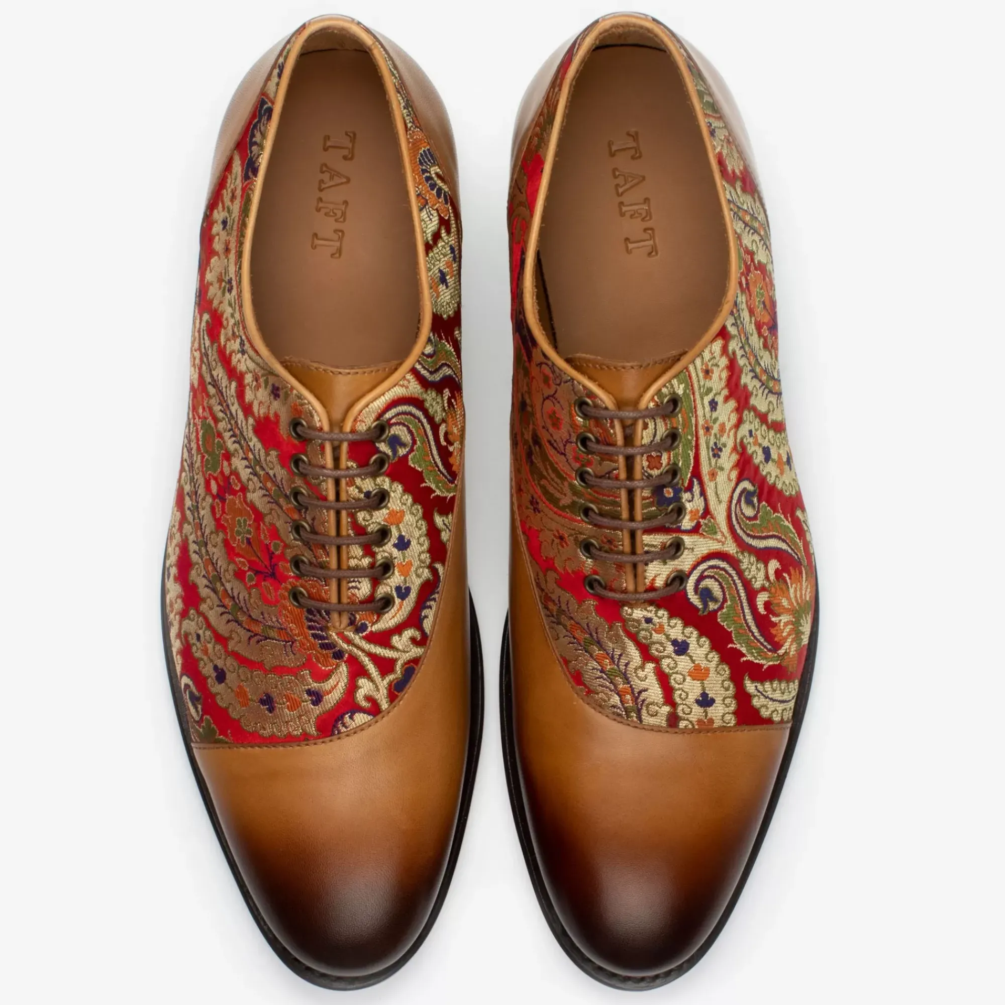 New TAFT The Paris Shoe In Red Paisley |