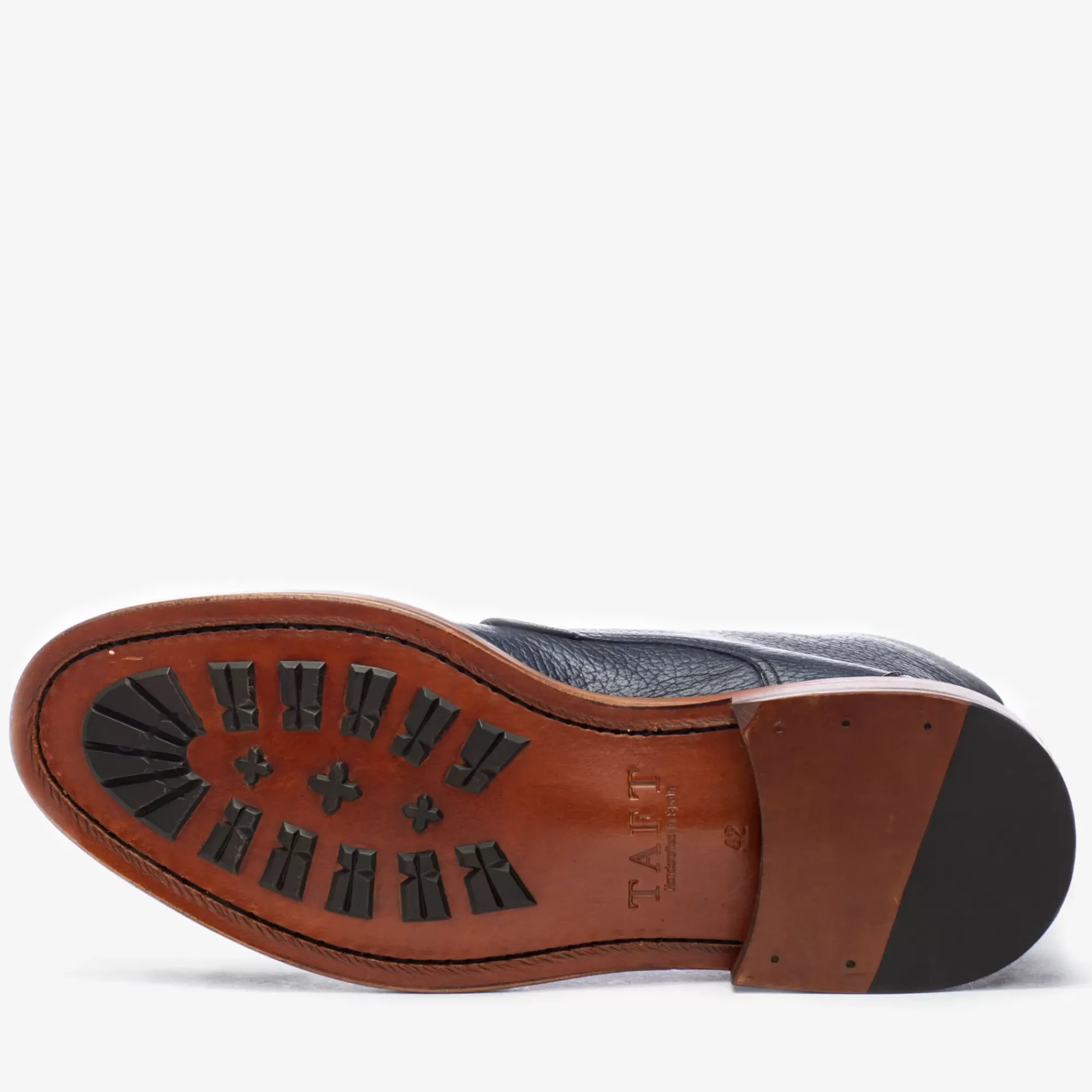 Discount TAFT The Rome Boot - Navy Leather Boots |