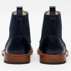 Online TAFT The Troy Boot - Navy Suede Boots |