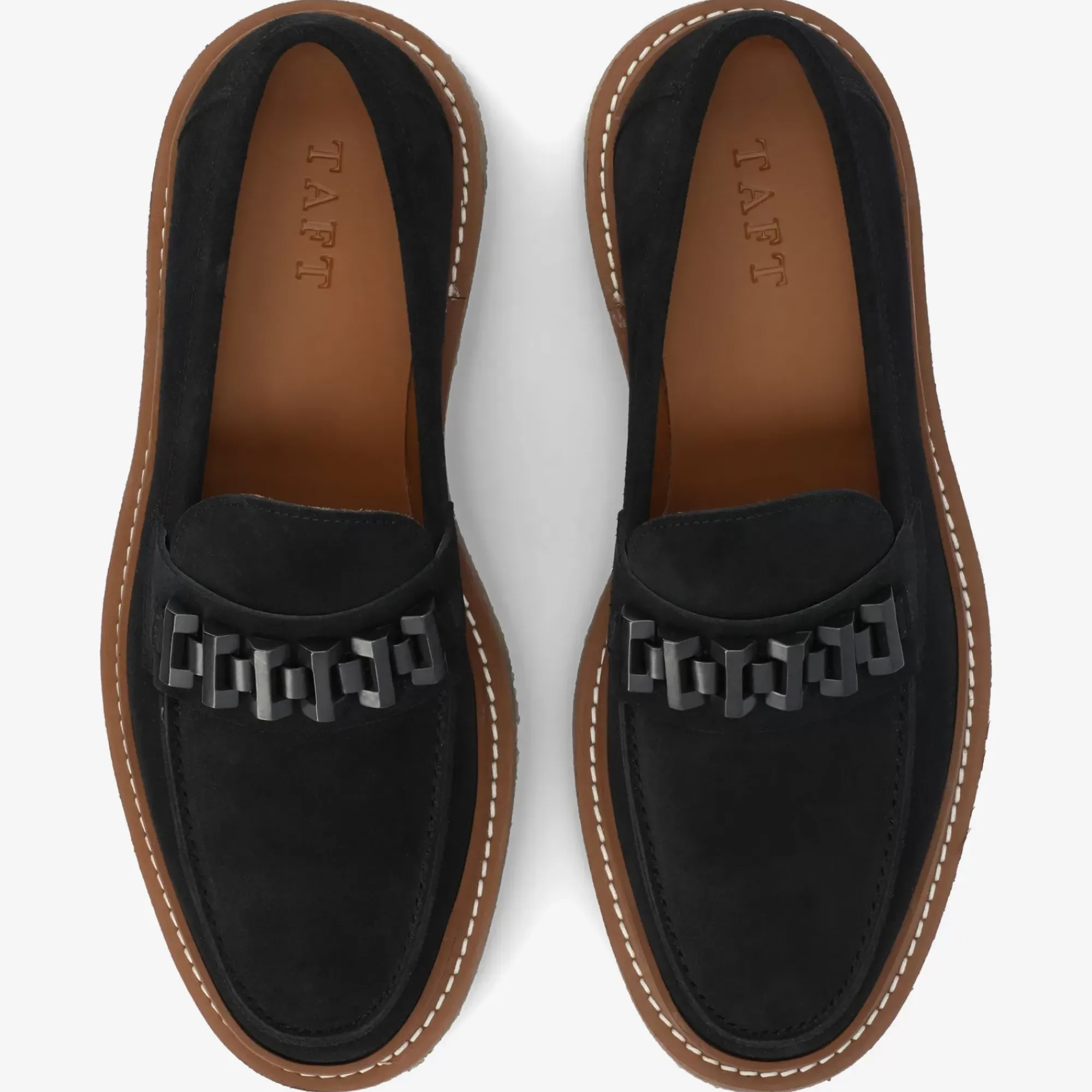 Best TAFT The Verona Loafer In Black - Black Suede Loafer |