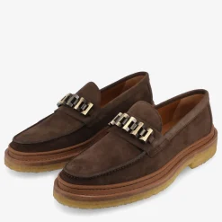 Outlet TAFT The Verona Loafer In Brown - Brown Suede Loafer |