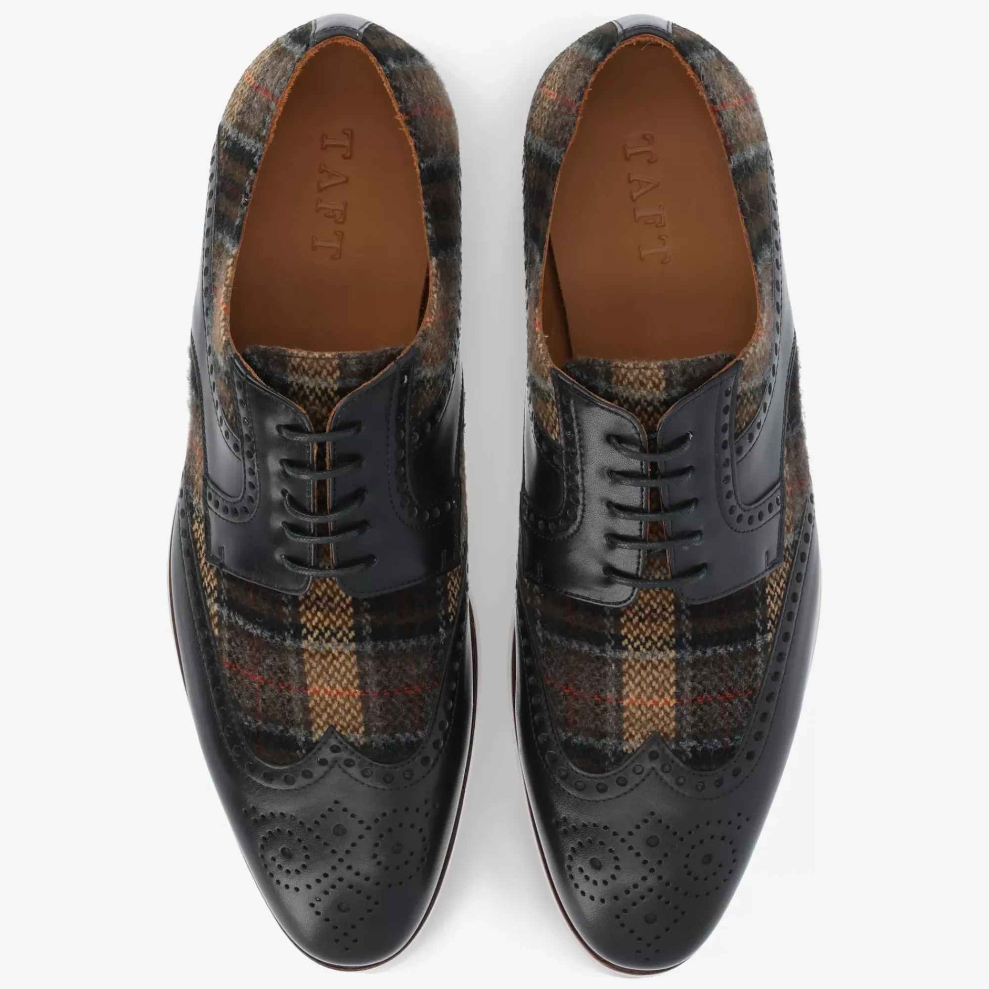 Flash Sale TAFT The Wallace Shoe In Brown Tartan |