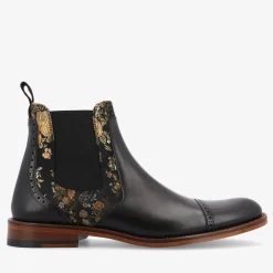 Flash Sale TAFT Valencia Black Leather Mens Chelsea Boots - Eden Noir |