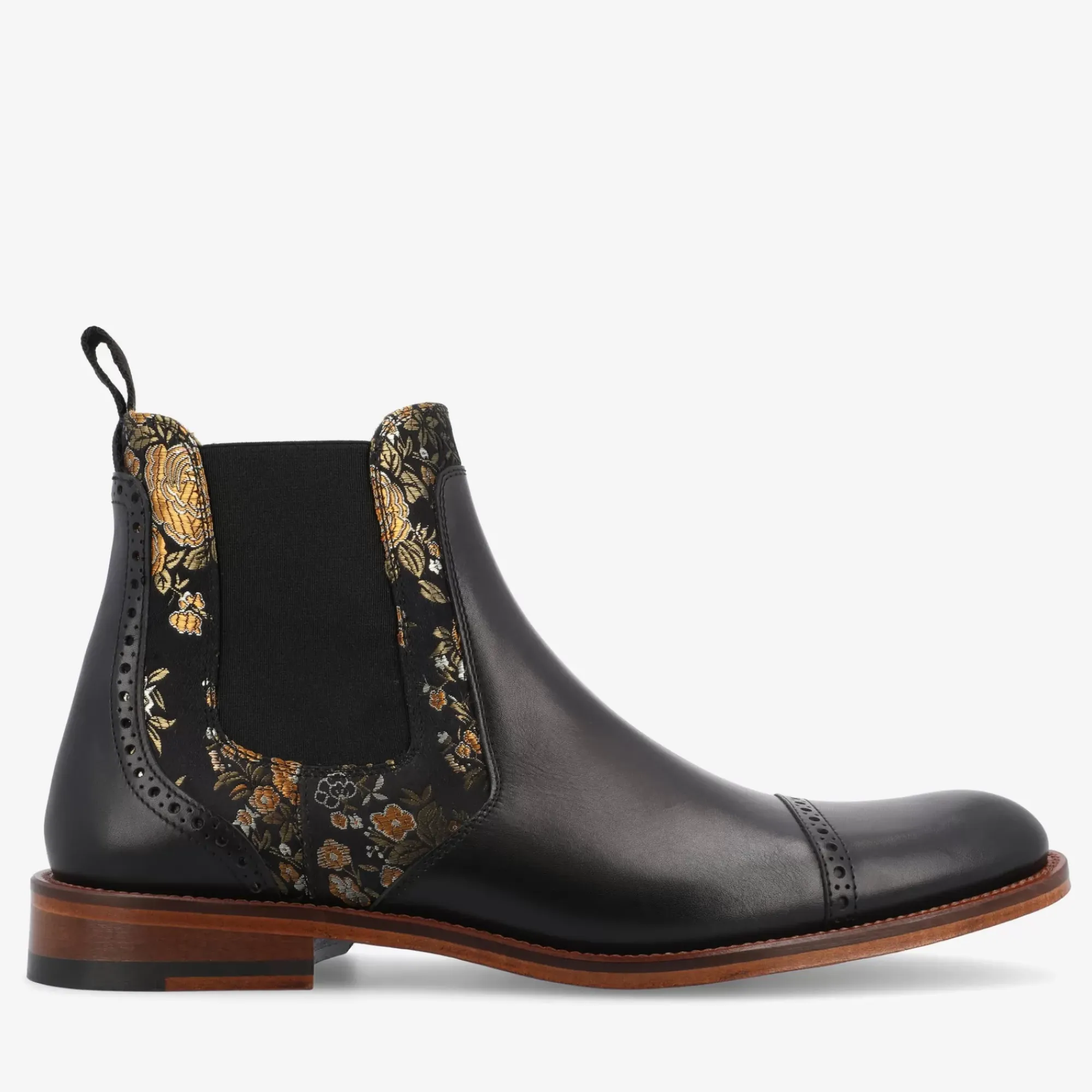 Flash Sale TAFT Valencia Black Leather Mens Chelsea Boots - Eden Noir |