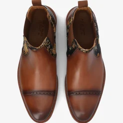 Hot TAFT Valencia Brown Leather Chelsea Boots - Eden |
