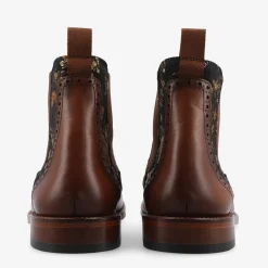 Hot TAFT Valencia Brown Leather Chelsea Boots - Eden |